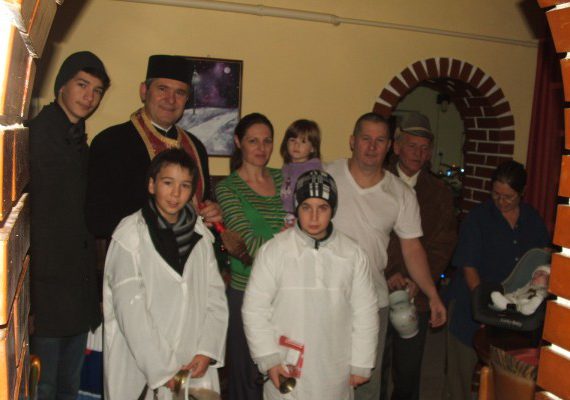 Házszentelés Körösszegapátiban