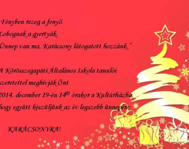 Karácsonyi megíivó 2014