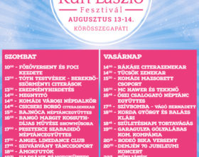 10. Kun László Fesztivál programja