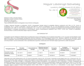 Sportfejlesztési program jóváhagyó határozat