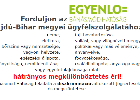 Egyenlő Bánásmód Hatóság Ügyfélszolgálata