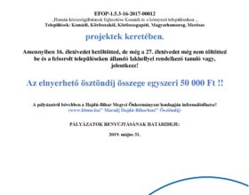 „Maradj Hajdú-Biharban” ÖSZTÖNDÍJPÁLYÁZAT